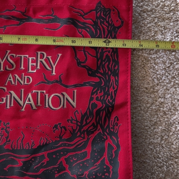 Edgar Allen Poe Canvas Library Tote - Picture 8 of 8